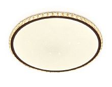 Светильник светодиодный (Люстра) Ambrella FF71 WH/CF Белый/кофе 72W+24W D500x60 72Вт+24Вт картинка 